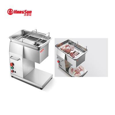 China 1.1kw Automatic Meat Cutting Machine 500kg/h Frozen Meat Slicer Machine for sale