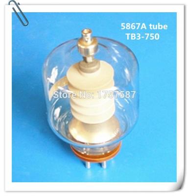 China High Frequency Vacuum Electron Glass Tube 5867A For Industrial HF Heating for sale
