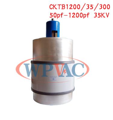 China High Reliability Vacuum Variable Capacitor 50~1200pf 35KV For 100KW Broadcasting for sale