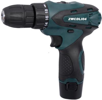 China Powerful 10.8v 12V 1.3Ah Electric Lithium Cordless Drill Driver, 2 Speed Makita Drill Sets for sale