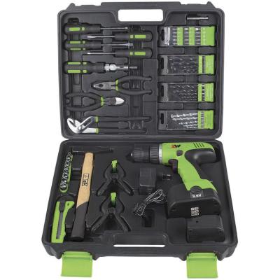 China 12v 14.4v 18v Electric Power Drill Set / Cordless Drill Kits with Screwdrivers and Cutting Plier for sale