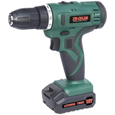 China 12v 1.3Ah  Type Professional Compact Cordless Drill with LED Light , Li-ion Battery, Magnetic fuction for sale