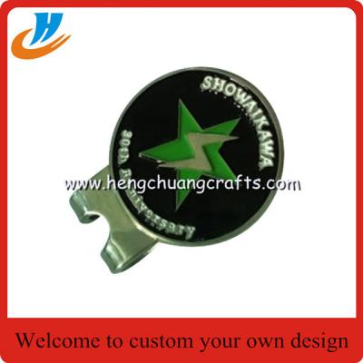 China Hat clip golf accessory custom,sample or golf fork pictures is acceptable for sale