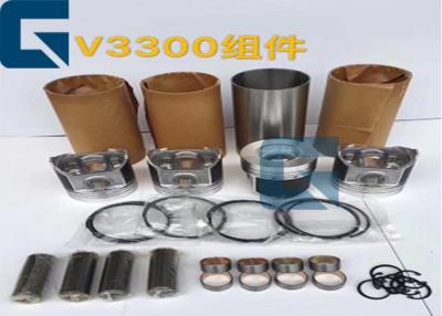 China Geniune KUBOTA Engine Parts V3300 V2607 Engine Cylinder Liner Kit For Excavator for sale