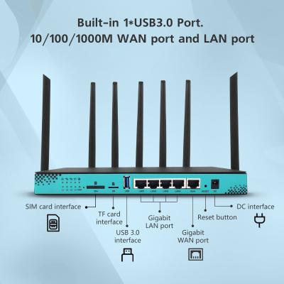 China 2.4GHz / 5.8GHz 5G Wifi Router 5G CPE Router DDR3 256MB Support Operators for sale