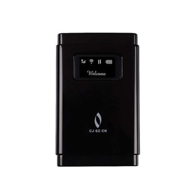 China Black 4G Travel Router , Lte Mobile Hotspot Router Partner With SIM Card Slot for sale