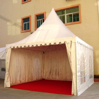 China 3x3m 4x4m 5x5m Big Cheap Outdoor Transparent People Canopy Wedding Party Pagoda Tent With Glass Wall en venta