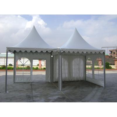 China Canopy Tents 3x3m 4x4m 5x5m 6x6m Stretch Elastic New Pagoda Tent And Marquee Outdoor Wedding Party Tent à venda