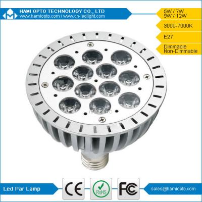 China Energy Saving LED PAR 38 Light Lamp, 12W Par LED Lights 30º 45º 60º 120º Beam Angle for sale