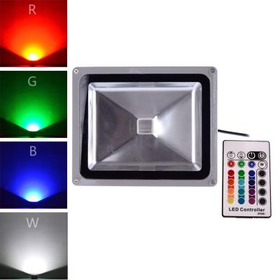 China 16 Color Tones RGB LED Flood Light for Illumination and Beautification of Home Hotel Garde for sale