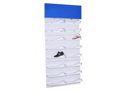 China Commercial Shoe Display Rack,floating shoe display,Shoe fitting stools,Wall display shelve for sale