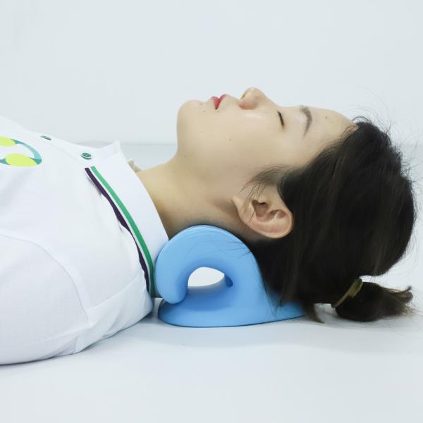 Quality Neck Stretcher Cervical Chiropractic Pillow Muscle Traction Relax for sale