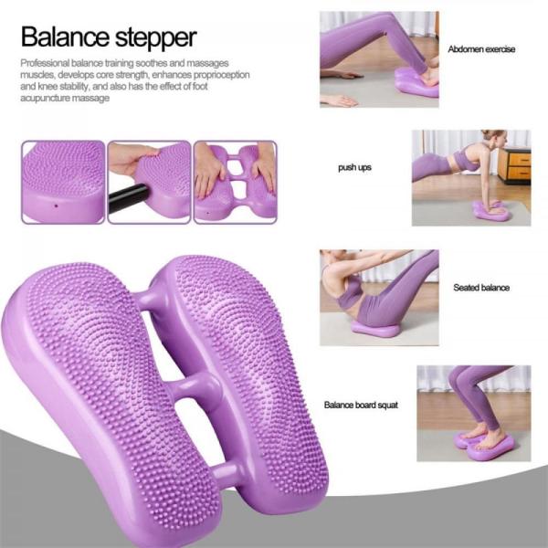 Quality Air Balance Cushion Board Yoga Inflatable Stepper PVC Multifunctional Inflatable for sale