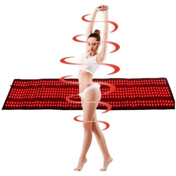 Quality 660nm and Near Infrared 850nm LED Light Combo , Pain Relief of Muscles and Joints 630 Lamp Beads Red Light Therapy Device for sale