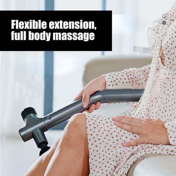 Quality Handle impact massage gun deep tissue muscle back massager handheld pain relief for sale