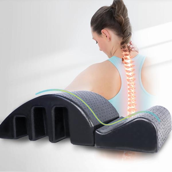 Quality Black Spine Rehabilitation Device Pilates Corrector Step Core Strengthening for sale