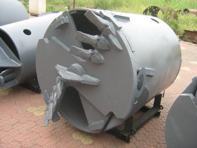 China Os componentes do equipamento de perfuração, perfuração giratória furam a cubeta da perfuração do corte dobro e o acessório lisos do eixo helicoidal à venda