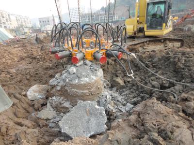 China Excavator Mounted Concrete Pile Breaker KP380A Pile diameter 600~1800 mm Max.rod pressure 600 kN for sale