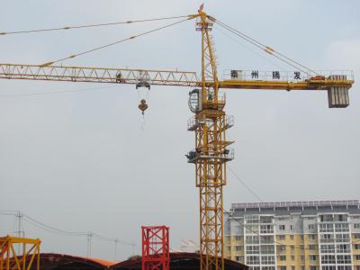 China 5 - 35 m/min Hoisting Speed Small Tower Cranes For Construction CE / ISO9001 for sale