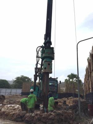 China Overall Transport Hydraulic Rotary Bored Piling Rig Machine , Foundation Piling Equipment Hire KR125K Torque 125k N.m for sale