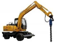 China Excavator Hydraulic Earth Auger Hole Drilling With Two Piece Shaft Design KA6000 for sale