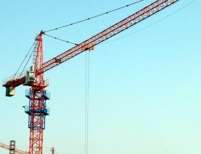 China Hydraulic Rental Tower Cranes Used In Building Construction Site High Safety Standard for sale
