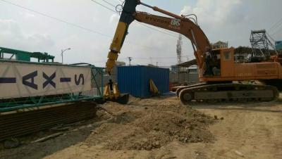 Chine Outils de perçage de base de bâton de Dipper d'excavatrice de bras télescopique avec la profondeur de creusement maximum KM180 de 19500mm à vendre