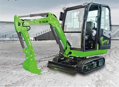 中国 Durable Crawler Hydraulic Excavator 910kg Weight 1385mm Height 17Mpa 販売のため
