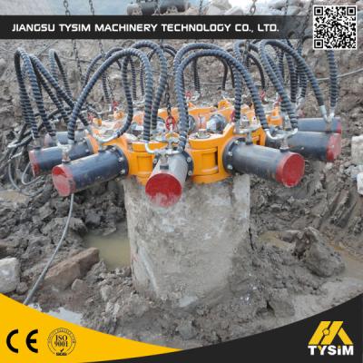 China Hydraulic Pile Head Cutter. 600mm-1800mm Breaker/Cutter KP380A with 18 modules for sale