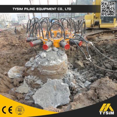 China KP380A Hydraulic Pile Breaker, Concrete Round Piles Head Cutter Pile Cutter for sale