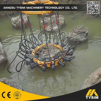 China 180 mm Crowd Stroke Hydraulic Concrete Pile Cutter , Pile Cutting Machine KP380A for sale