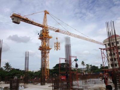 China QTZ125 ( 6015 ) Construction Tower Crane 60m Boom Length and Split Mast Section for sale
