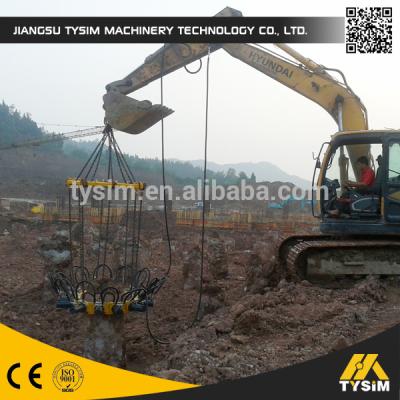 China Safer High Efficiency Concrete Pile Machine , Round Pile Cutter Low Noise KP315A Pile diameter  300~1050 mm for sale