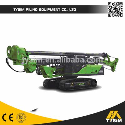 China TYSIM KR125C Hydraulic Piling Rig , small pile driving borehole drilling machine Max. drilling diameter 1300 mm for sale