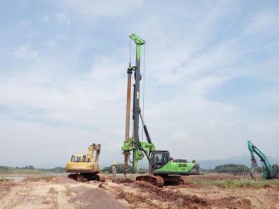China 1300mm Dia 43m Depth KR125C Bored Pile Drilling Machine Borehole Drilling Equipment High Stability Torque 125 kN.m for sale
