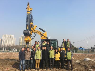 China TYSIM KR40 Mini Hydraulic Drilling Machine Rig Tysim Piling Equipment Diameter 1200 Mm Depth Max. Drilling Depth for sale