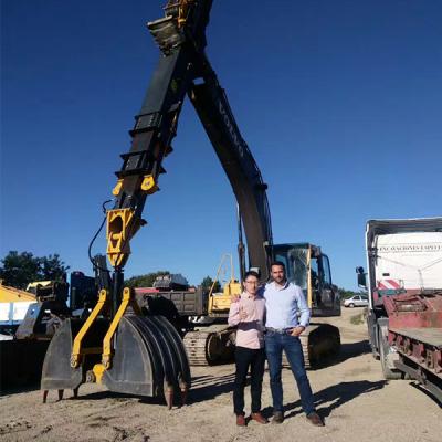China Long Reach Boom Clamshell Telescopic Arm 16-27m for sale