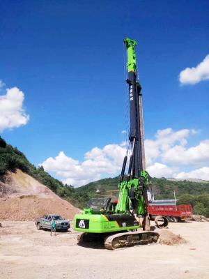 China Max Drilling Depth 68m Pile Driving Equipment , Borehole Drilling Machine 5~26 Rpm Rotation Speed KR220C for sale