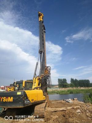 China TYSIM KR80A hydraulic hammer pile drilling rig , excavator piling machine Max. drilling diameter 1000 mm for sale