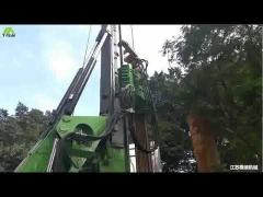 TYSIM KR285C Drilling machine rotary drilling rig with CAT chassis