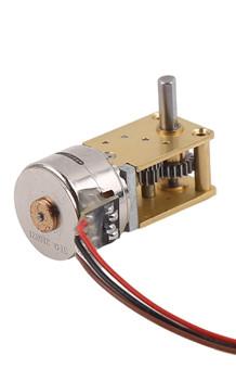 China 18 Degree Step Angle Micro Stepper Motor 15mm Diameter With Worm Gear Box for sale