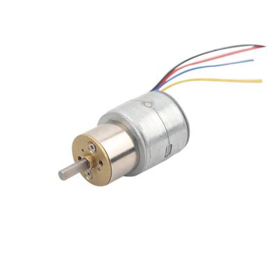 China 20mm 12v Dc Micro Geared Stepper Motor Forhigh Precision 2 Phase 4 Wire Mini Geared  Stepper Motor VSM20-MG for sale