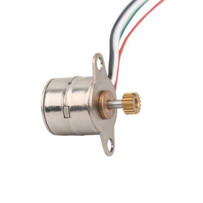 China CW/CCW Rotation Permanent Magnet Micro Stepper Motor 2 Phase 4 Wire Weight 4g 18 degree for sale