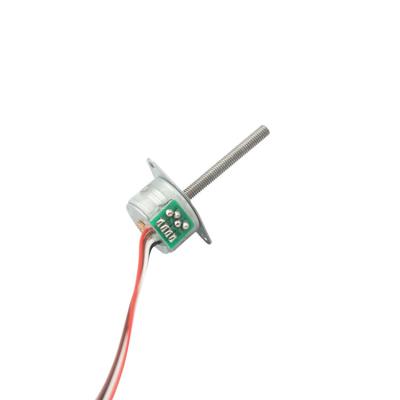 China 15mm Long Screw Shaft Permanent Magnet Type Stepper Motor  Electrical micro stepper motor for sale