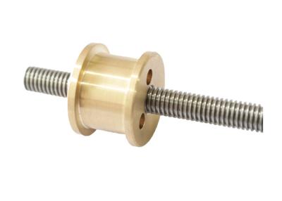 China Full Tooth Head Trapezoidal Lead Screw And Nut Assembly 4.8 Performance Level Thread tolerance 4h for sale