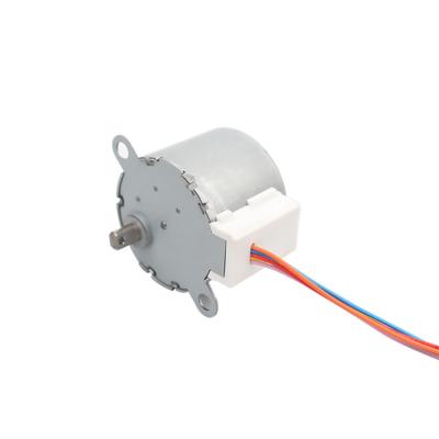 China 12V DC Geared Stepper Motor Step Angle 3.25°/22.25 Chinese Wholesale Supply Low Noise Permanent Magnet Stepper Motor for sale