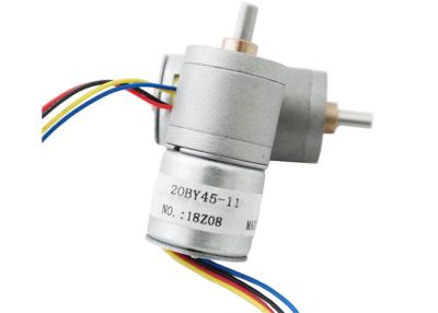 China 5v Dc Geared Stepper Motor 20mm 2 Phase 4 Wire Micro Linear Stepper Motor With Gearbox for sale