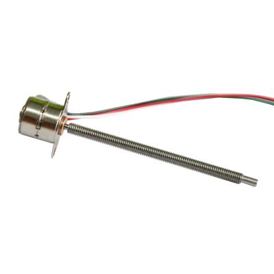 China VSM1070 10mm Micro Stepper Motor With Threaded M3 Lead Screw for sale