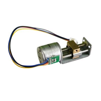 China Step Angle 18° Copper Slider Linear Stepper Motor Dia 20mm With 1kg Thrust for Camera、Optical instruments、Lenses for sale