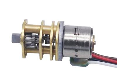 China 18 Degree Step Angle miniature gear motor 10mm DiameterGearbox Stepper Motor for sale